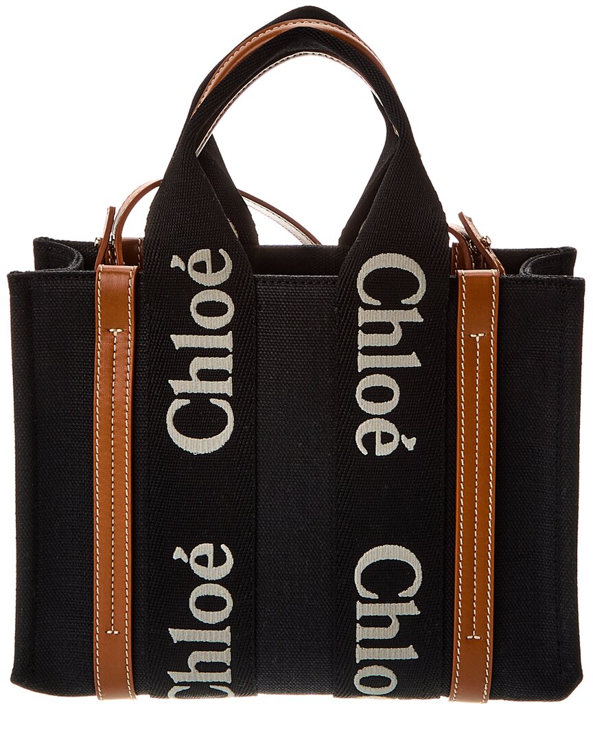 CHL - CC o? Woody Small Canvas & Leather Tote