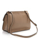 Amelia Cellarius Calfskin Medium Bamboo Daily Flap Shoulder Bag Camelia