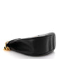 Amelia Grained Lambskin Drew Shoulder Bag Black