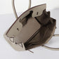 Luxury Hermes 35cm Birkin Bag Epsom Leather Grey Gold