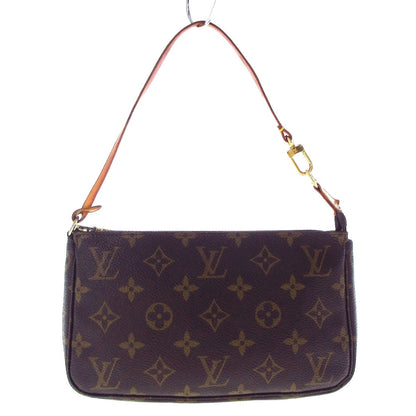 Louis Vuitton Pochette Accessoire  Canvas Clutch Bag