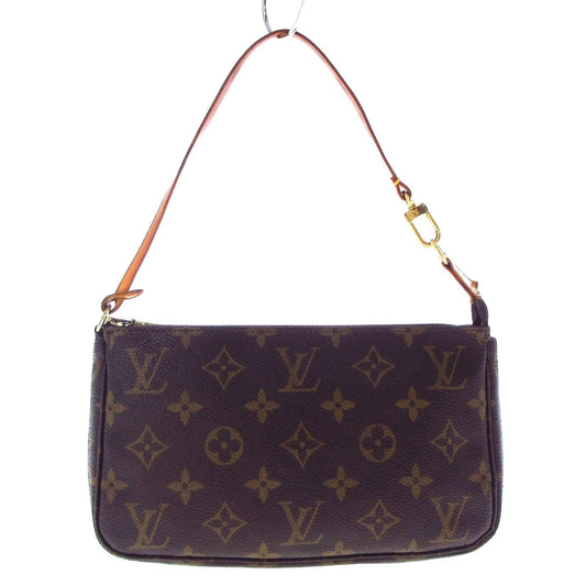 Louis Vuitton Pochette Accessoire  Canvas Clutch Bag