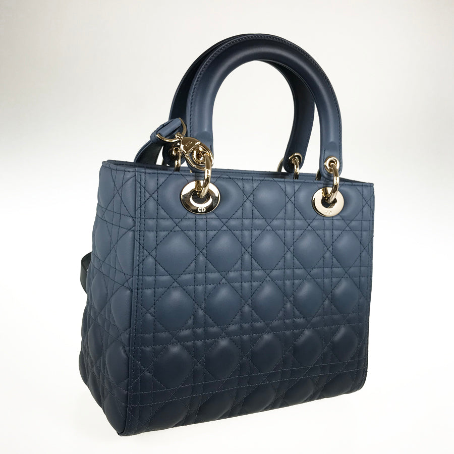 Dior Lady Dior Cannage Medium M05650SJB Hand bag