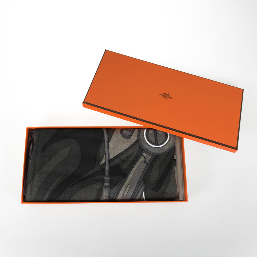HERMES Karen H 100 104001T Women's Scarf