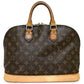 Louis Vuitton Handbag Alma PM Monogram Zipper Bag