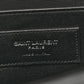 Saint Laurent Calfskin Crocodile Embossed Medium Classic Monogram Kate Tassel Satchel Black