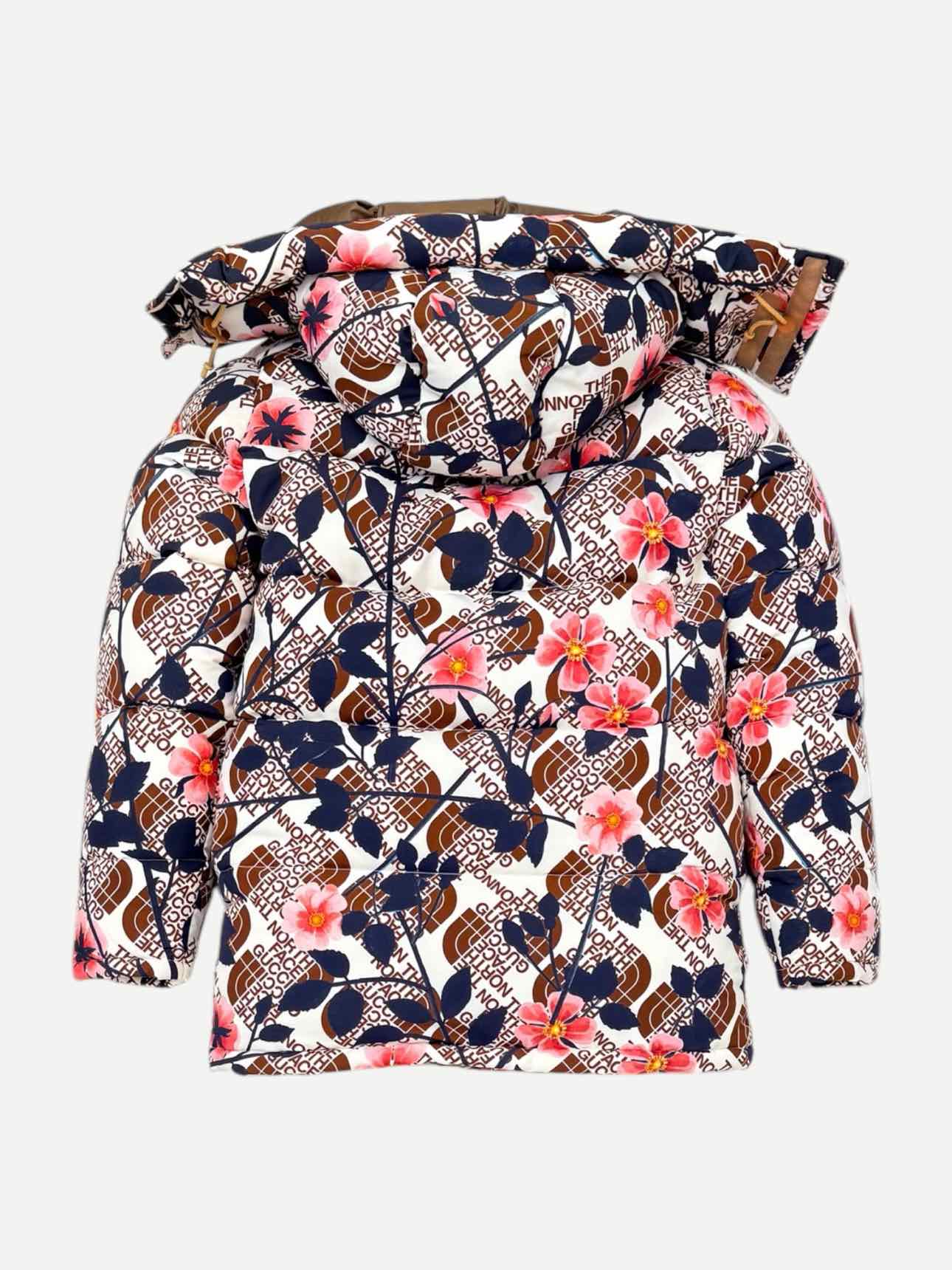 GUCCI Floral Down White Multicolor Size XSmall Jacket