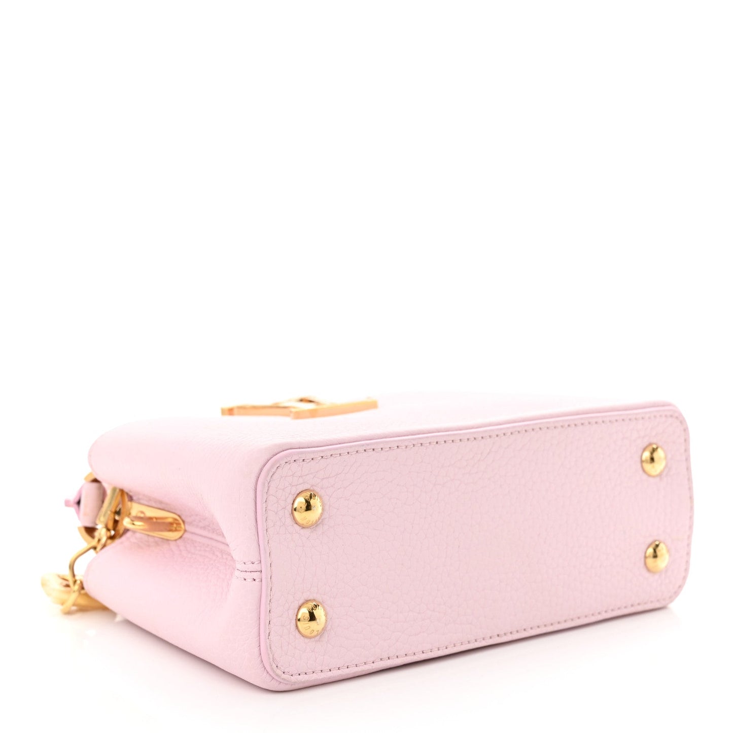 Louis Vuitton Taurillon Monogram Flower Chain Capucines Mini Guimauve