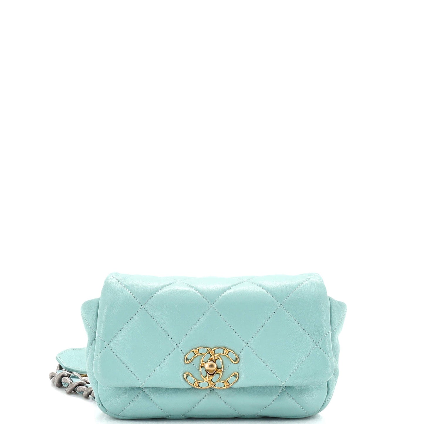 CHANEL 19 Belt Bag Quilted Leather