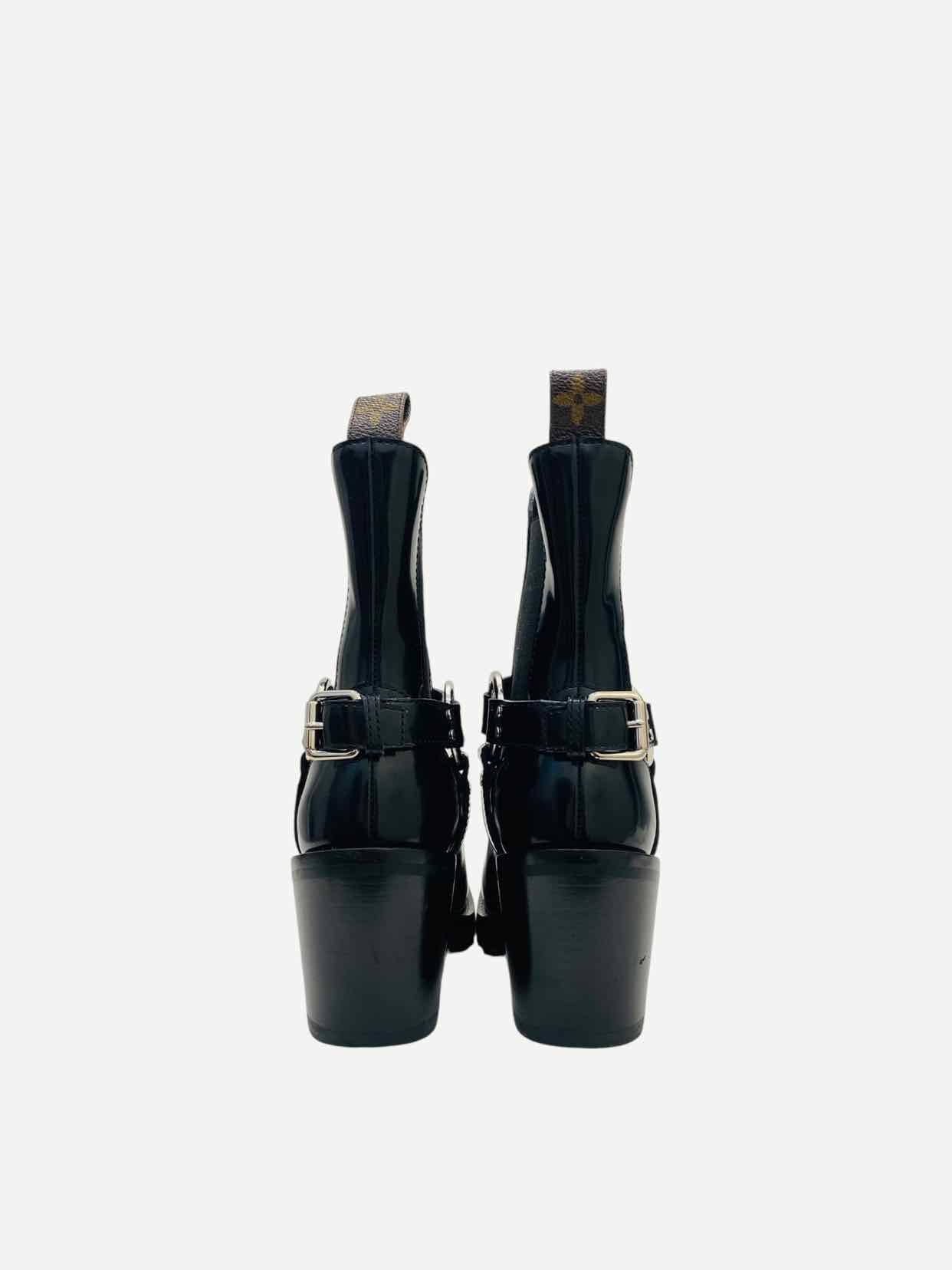 LOUIS VUITTON Limitless Black Size EU 35 Ankle Boots