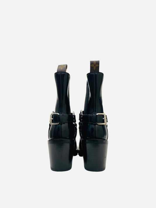 LOUIS VUITTON Limitless Black Size EU 35 Ankle Boots