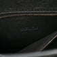 Balenciaga Shiny Calfskin Monochrome Crocodile Embossed Small Hourglass Top Handle Bag Black