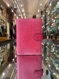 Louis Vuitton Red Epi Agenda