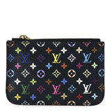 Louis Vuitton Monogram Multicolor Key Pouch Black Grenade