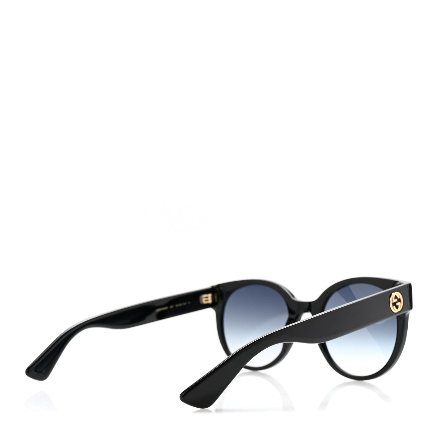 Amelia Acetate Round Sunglasses GG0035SN Black