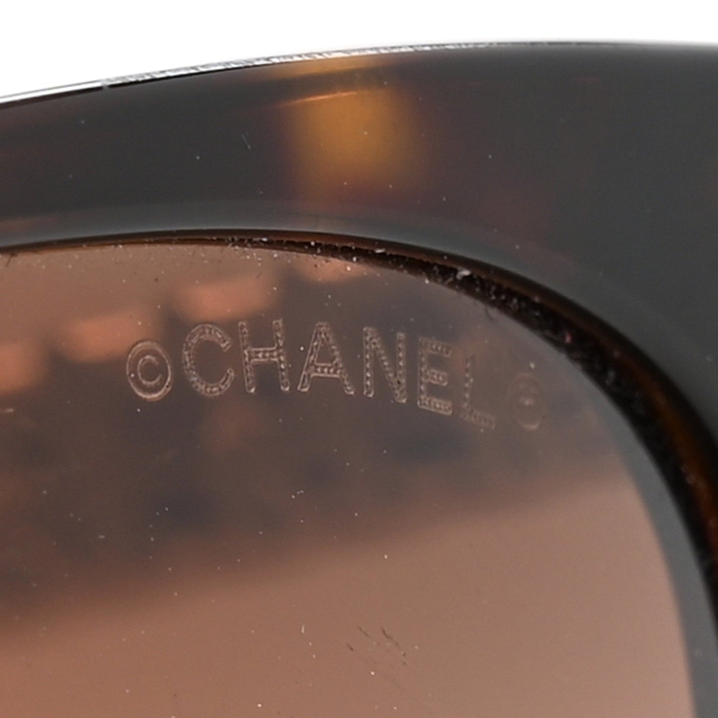 Amelia Acetate CC Chain Sunglasses 5260-Q Tortoise