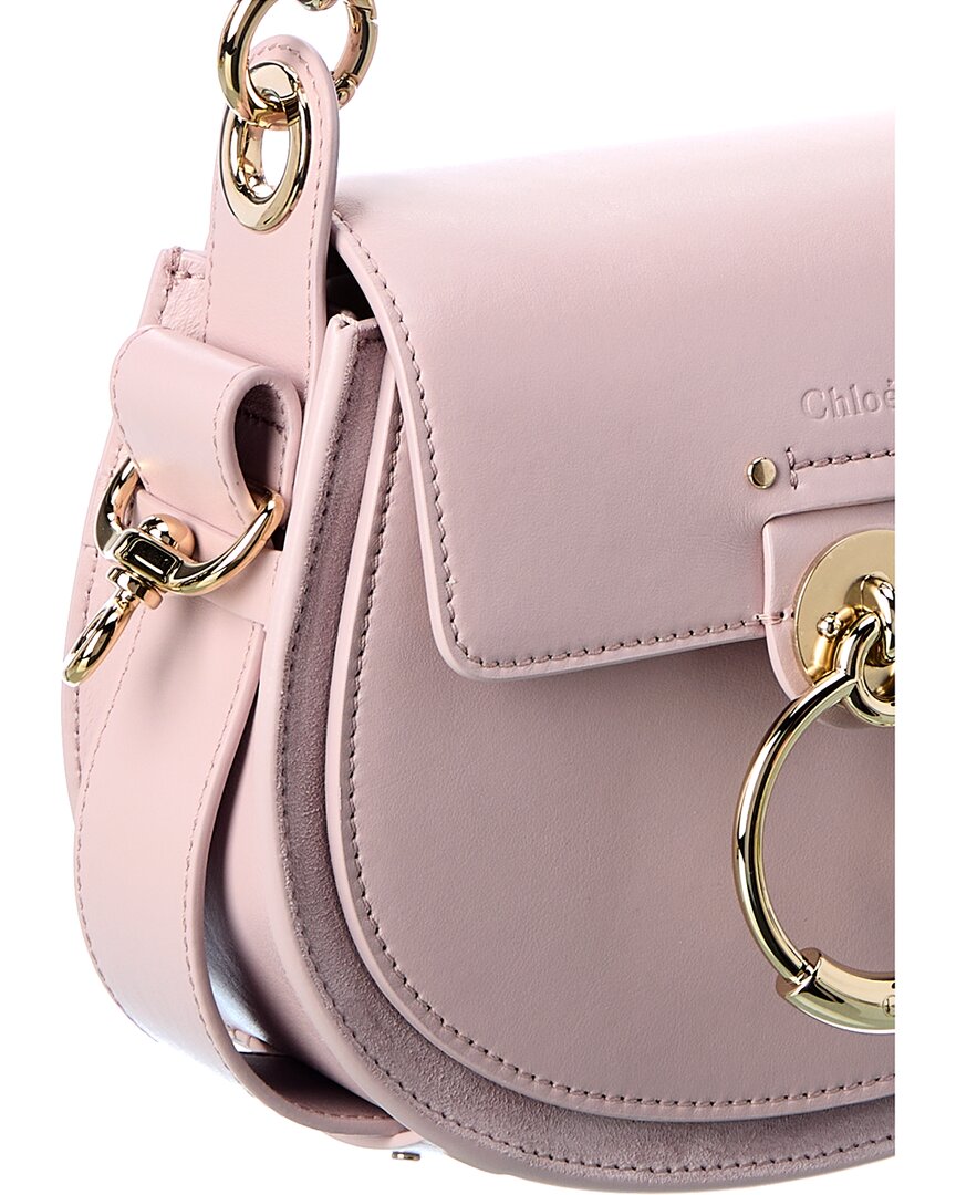 CHL - CC o? Tess Small Leather & Suede Shoulder Bag