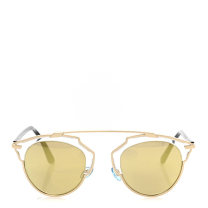 Christian Dior So Real Sunglasses Gold