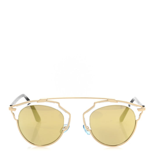 Christian Dior So Real Sunglasses Gold