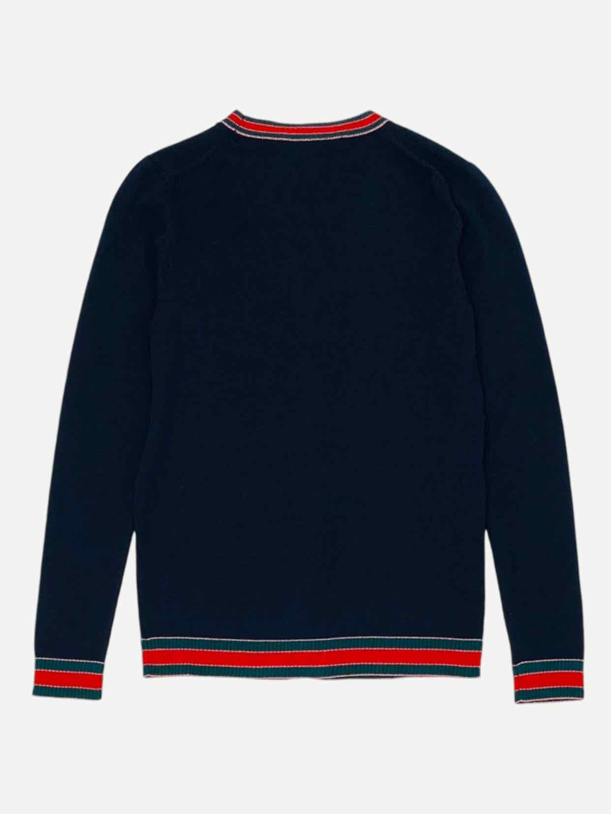 GUCCI Navy Blue Size XSmall Cardigan