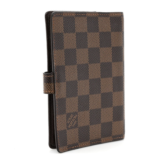Louis Vuitton Damier Ebene Small Ring Agenda Cover