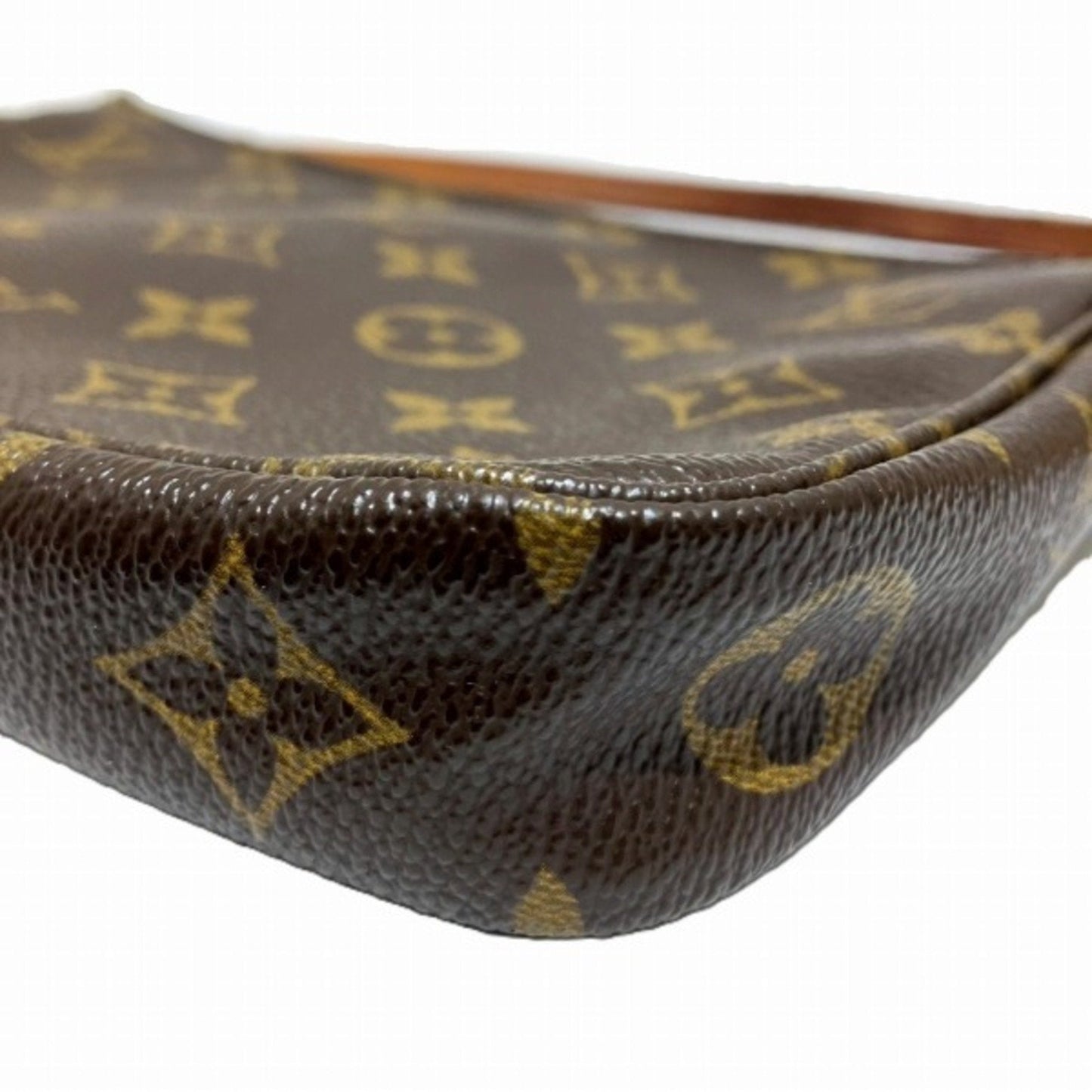 Louis Vuitton Pochette Accessoire  Canvas Clutch Bag