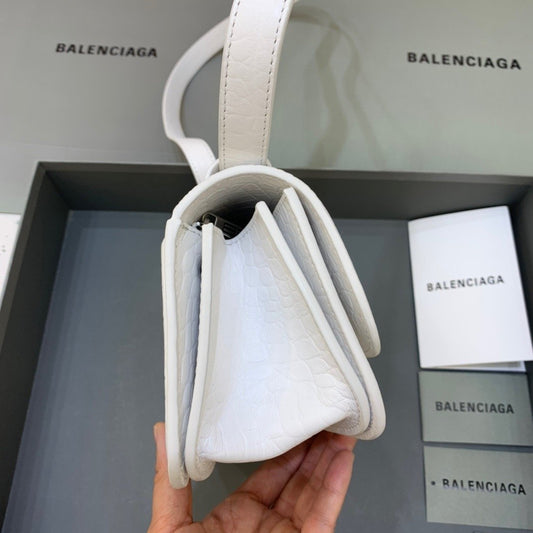 BLN-Ciaga Gossip Small Shoulder Bag White, For Women,  Bags 9.1in/23cm