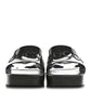 Amelia Rubber Logo Womens Platform 20/60mm Slide Sandals 35 Black