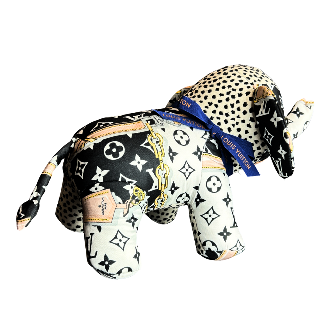 LV Monogram   Silk Scarf Lucky Elephant
