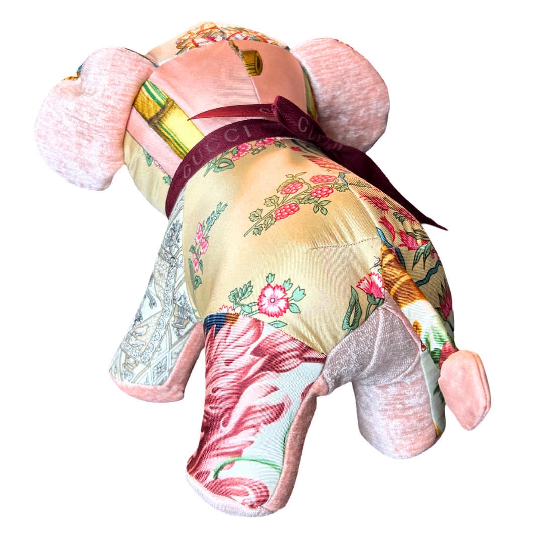 Chinoiserie   Silk Scarf Lucky Elephant