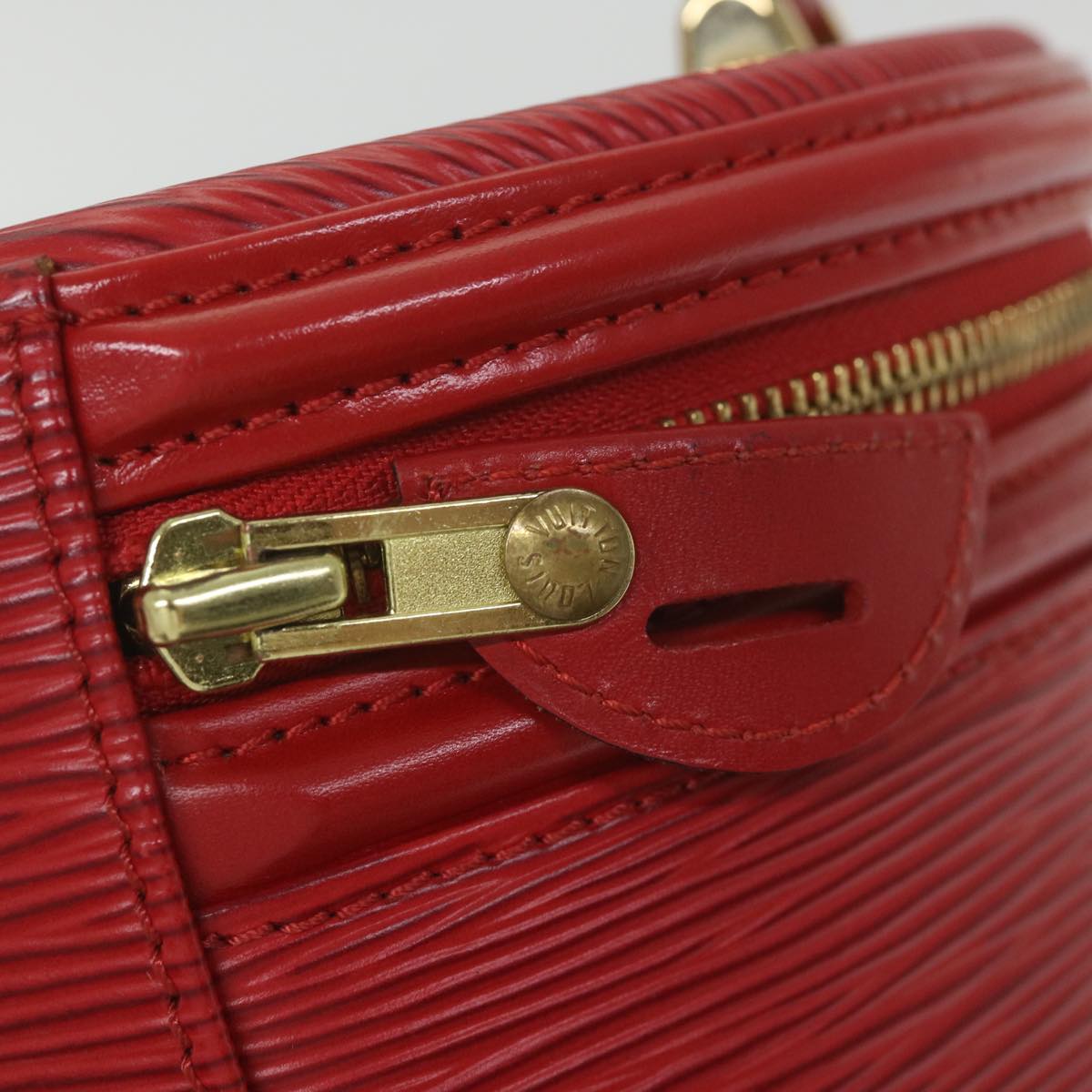 LOUIS VUITTON Epi Cannes Hand Bag Red M48037 LV Auth ep2403