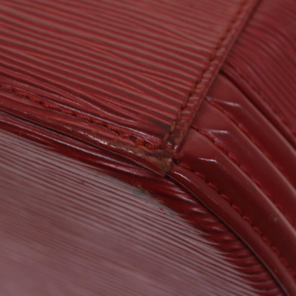 LOUIS VUITTON Epi Cannes Hand Bag Red M48037 LV Auth ep2894