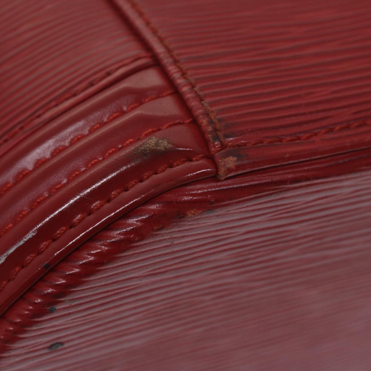 LOUIS VUITTON Epi Cannes Hand Bag Red M48037 LV Auth ep2894
