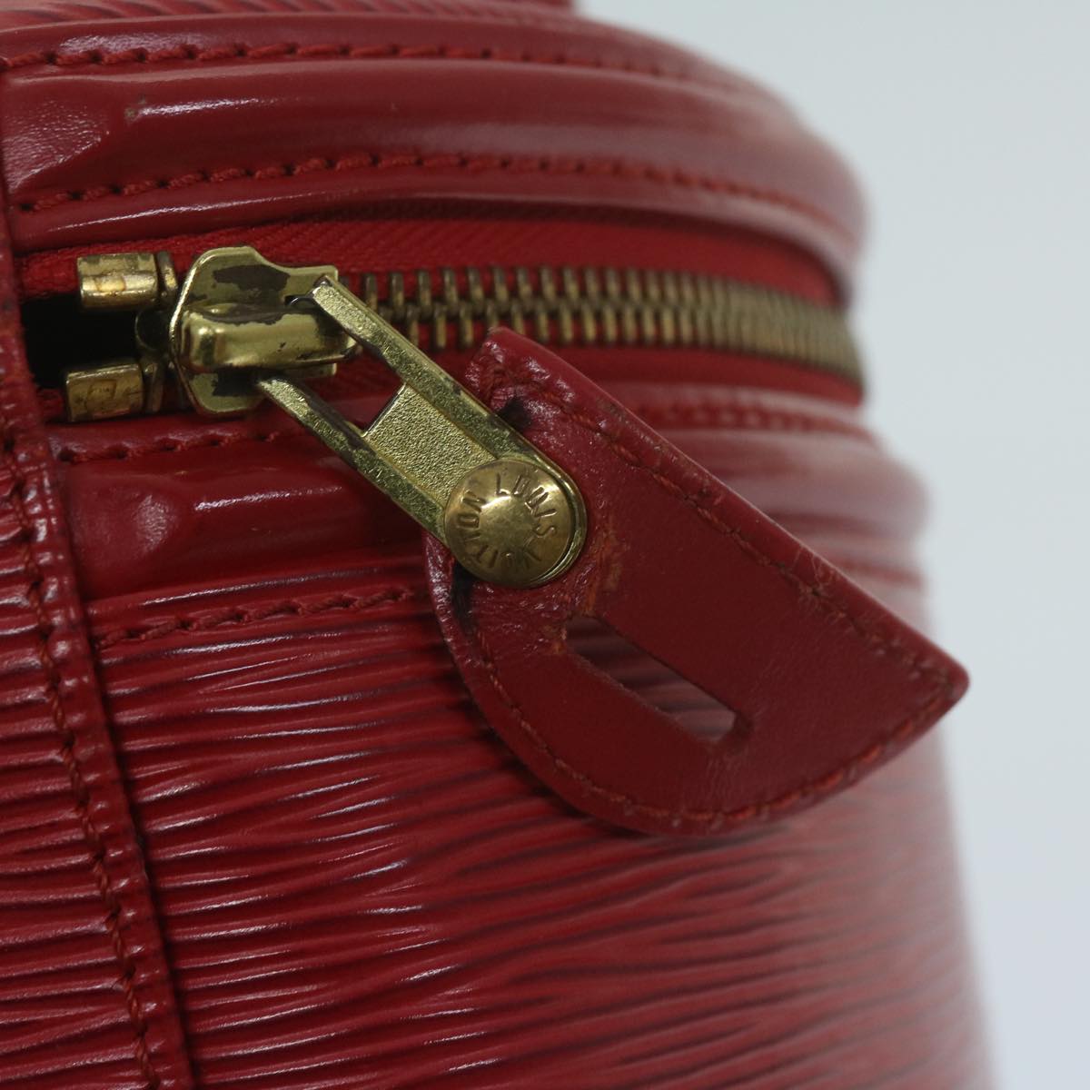 LOUIS VUITTON Epi Cannes Hand Bag Red M48037 LV Auth ep2894