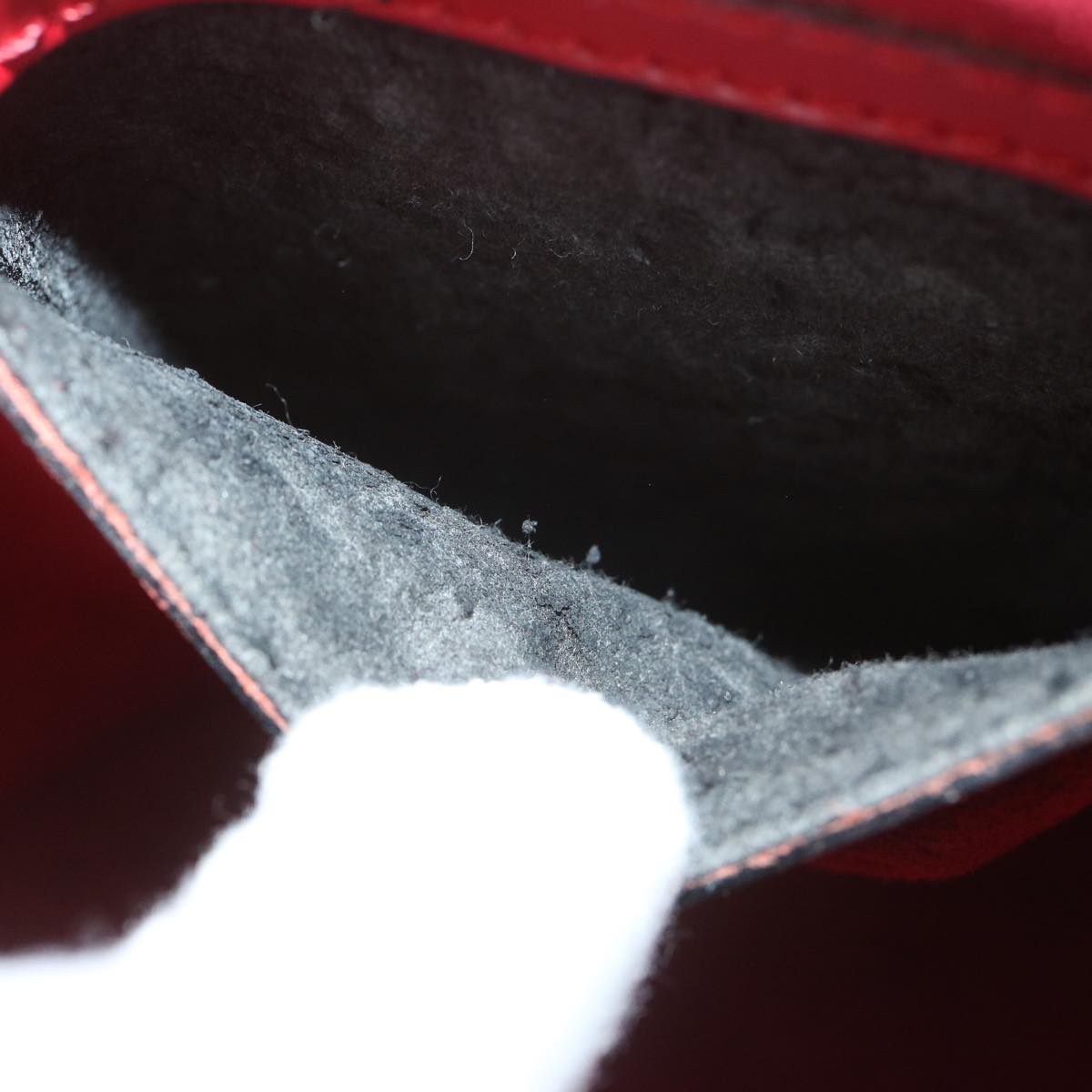 LOUIS VUITTON Epi Cannes Hand Bag Red M48037 LV Auth ep2894