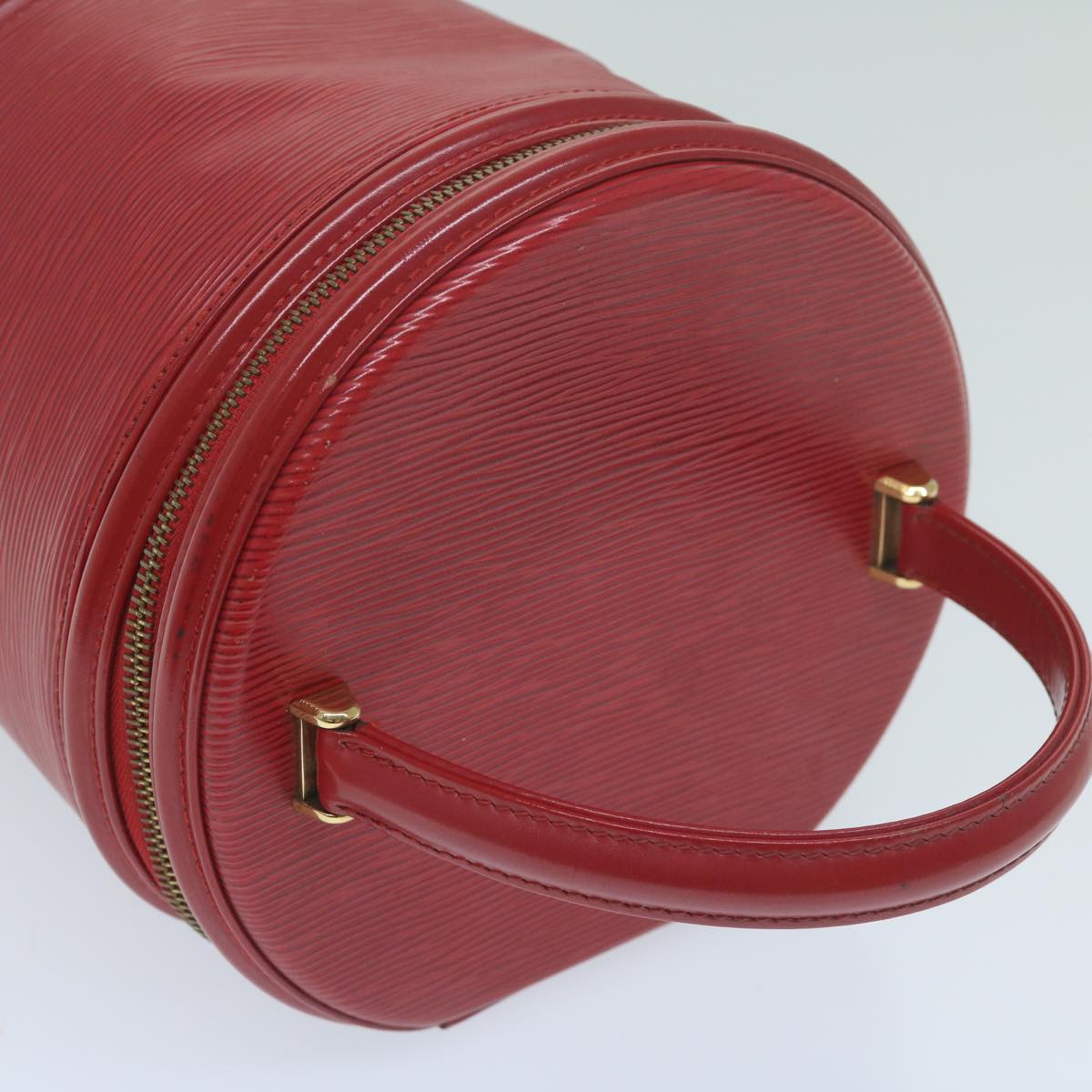 LOUIS VUITTON Epi Cannes Hand Bag Red M48037 LV Auth ep2894