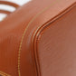 LOUIS VUITTON Epi Alma Hand Bag Brown Zipangu Gold M52148 LV Auth ep5434