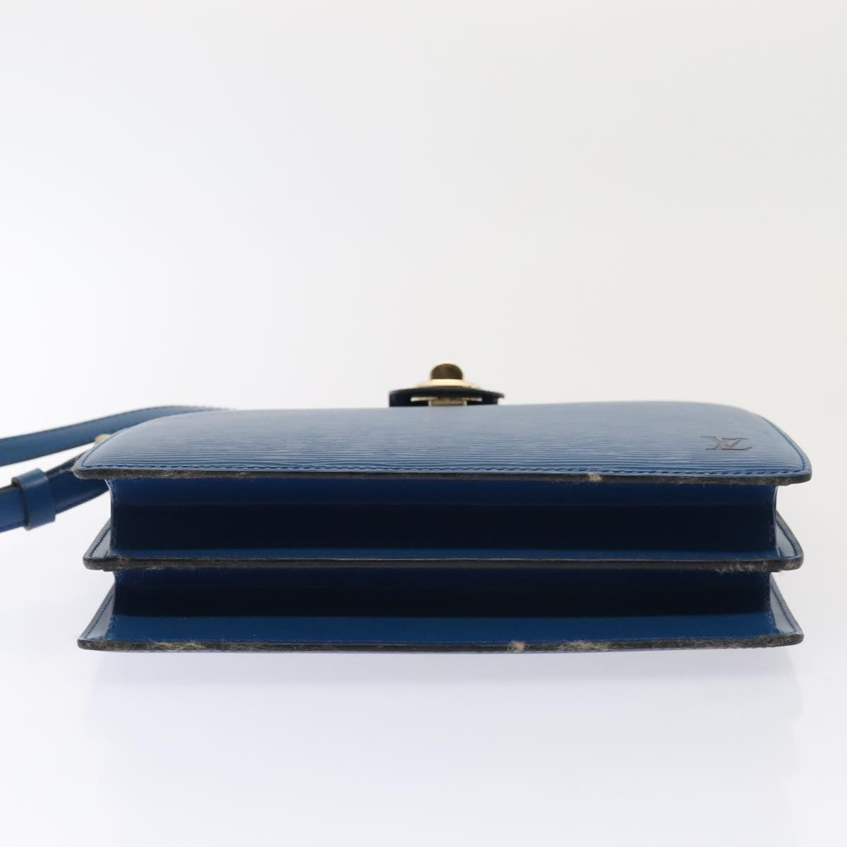 LOUIS VUITTON Epi Capuchin Shoulder Bag Blue M52345 LV Auth ep5571