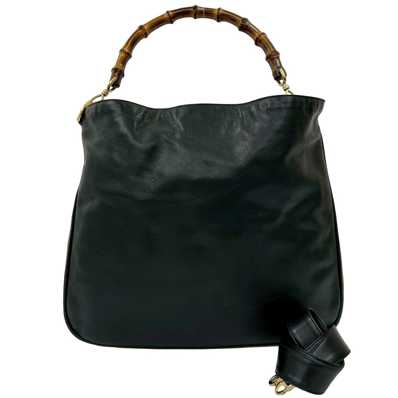 Gucci Bamboo Leather 2way Shoulder Bag