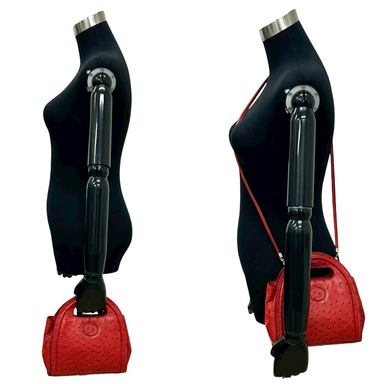 Gucci Old Gucci Ostrich 2way Bag