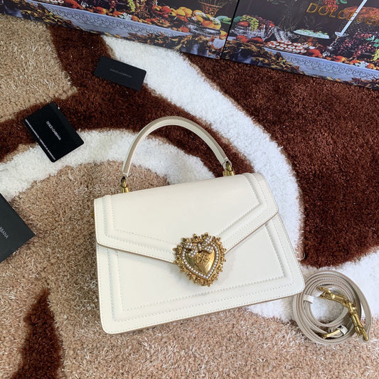 DG Medium Devotion Bag White For Women 9.4in/24AmeliaDG