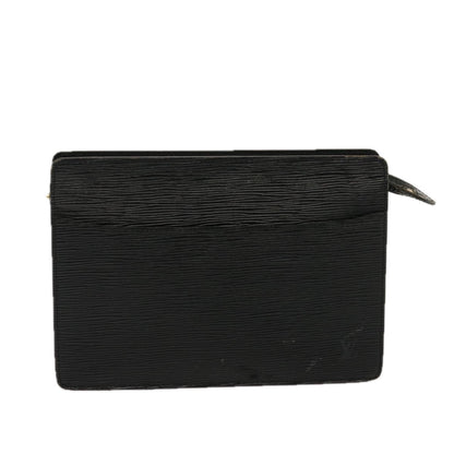 Louis Vuitton Epi Pochette Homme Clutch Bag Black Noir