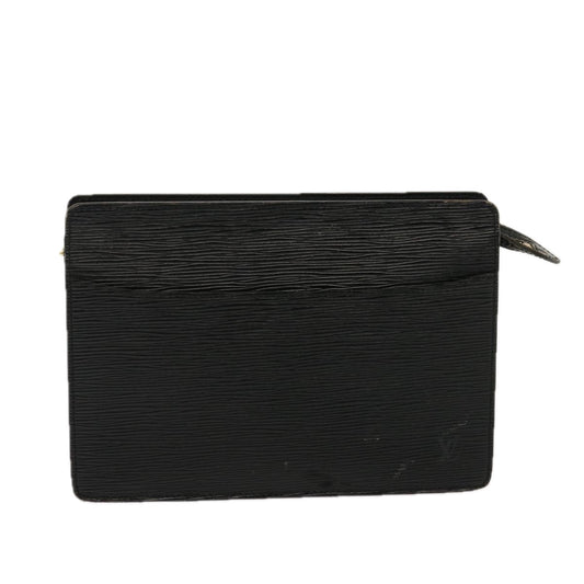 Louis Vuitton Epi Pochette Homme Clutch Bag Black Noir