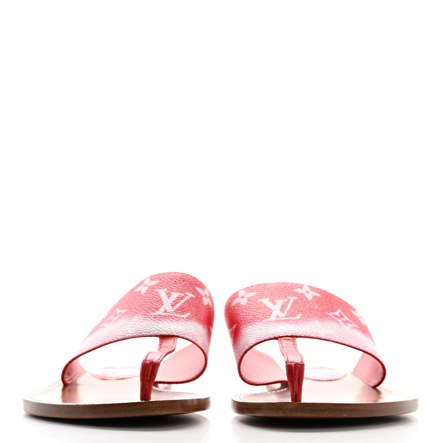 Louis Vuitton Monogram Escale Palma Sandals Rouge