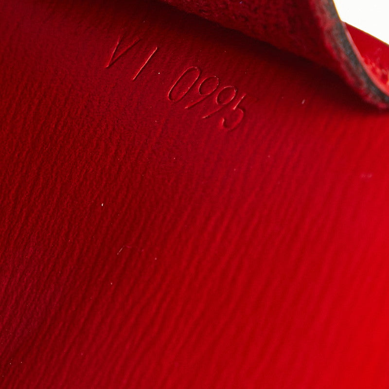 Louis Vuitton Epi Clooney Shoulder Bag M52257 Castilian Red Leather  Louis Vuitton