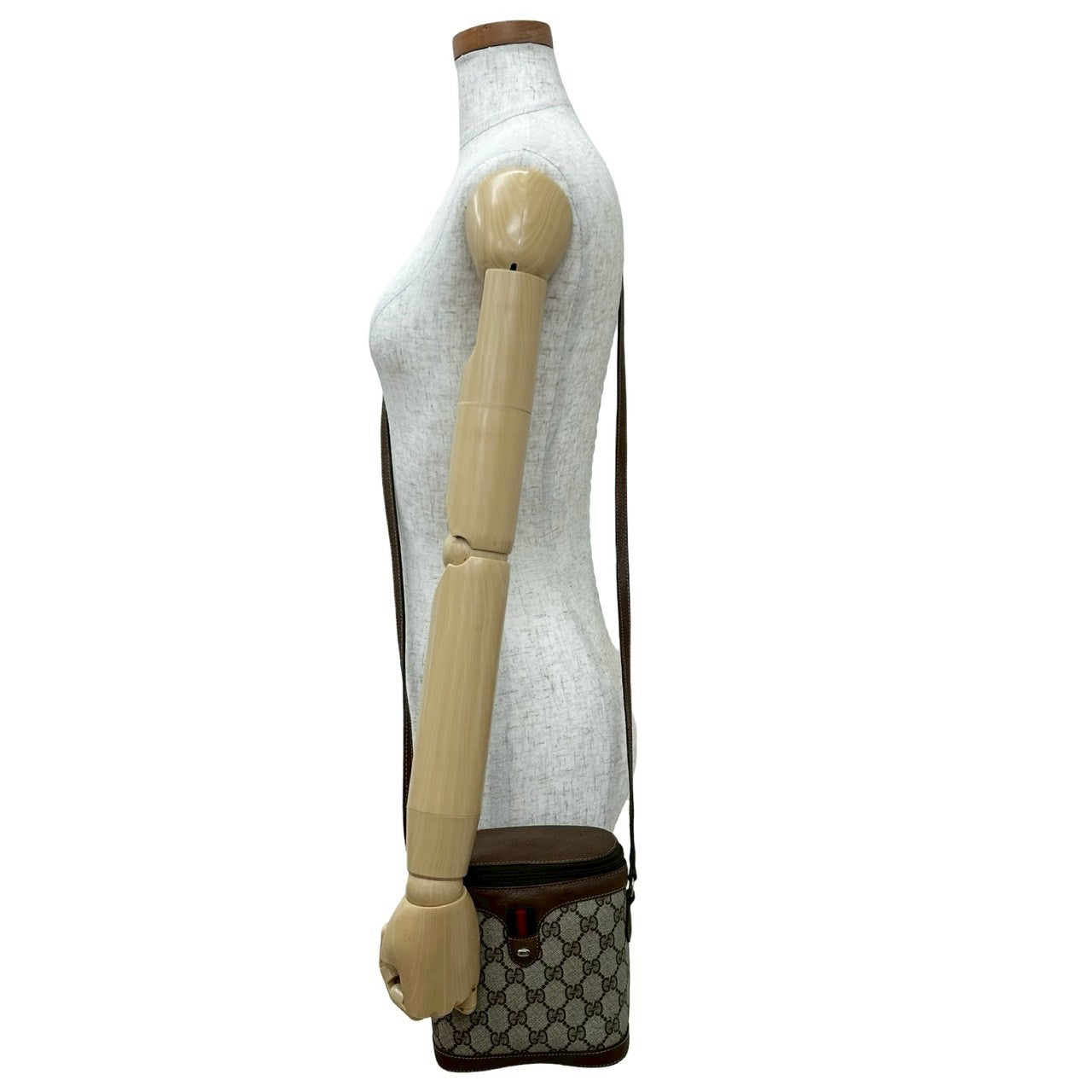 Gucci GG Logo PVC Leather Shoulder Bag