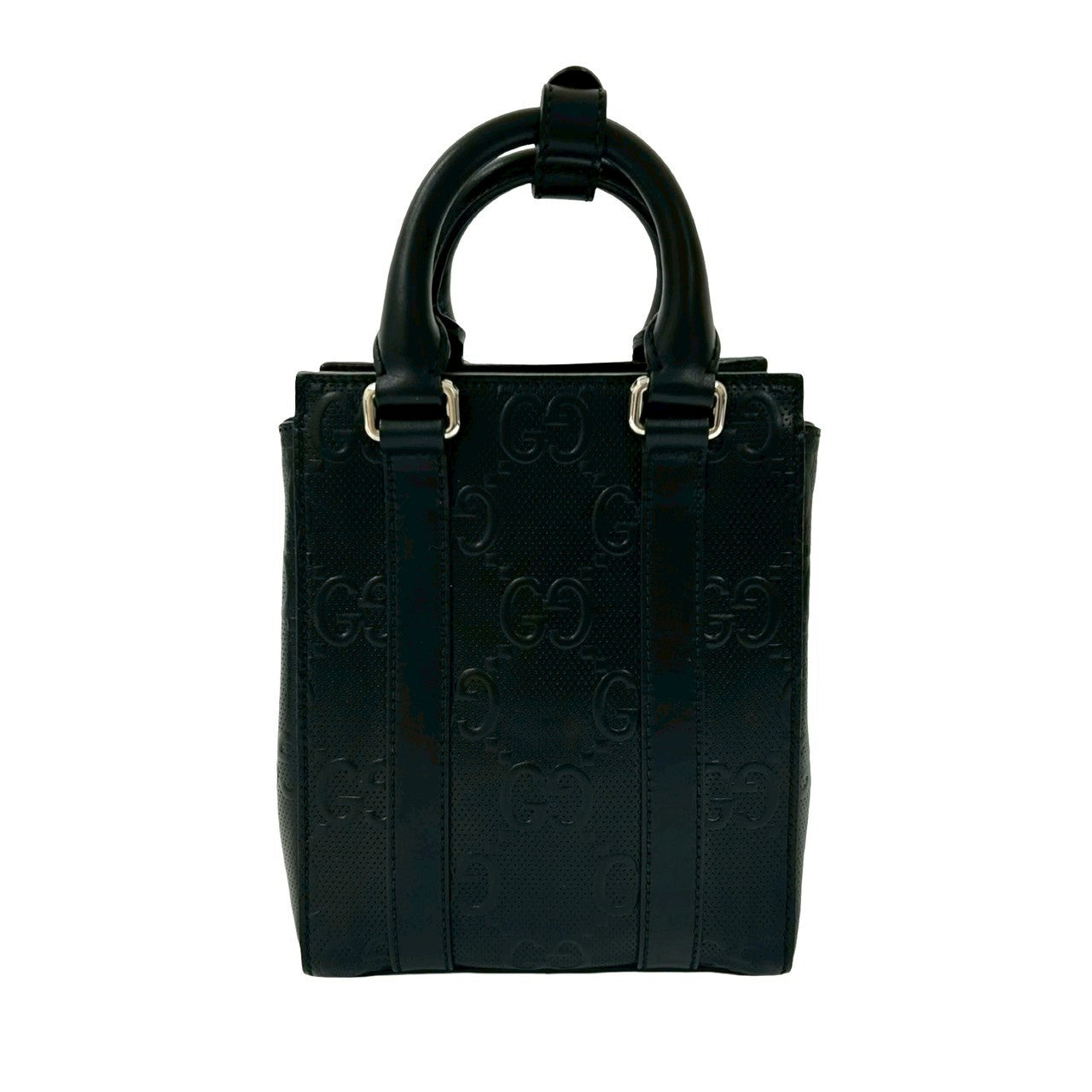 Gucci GG Embossed Leather 2way Handbag