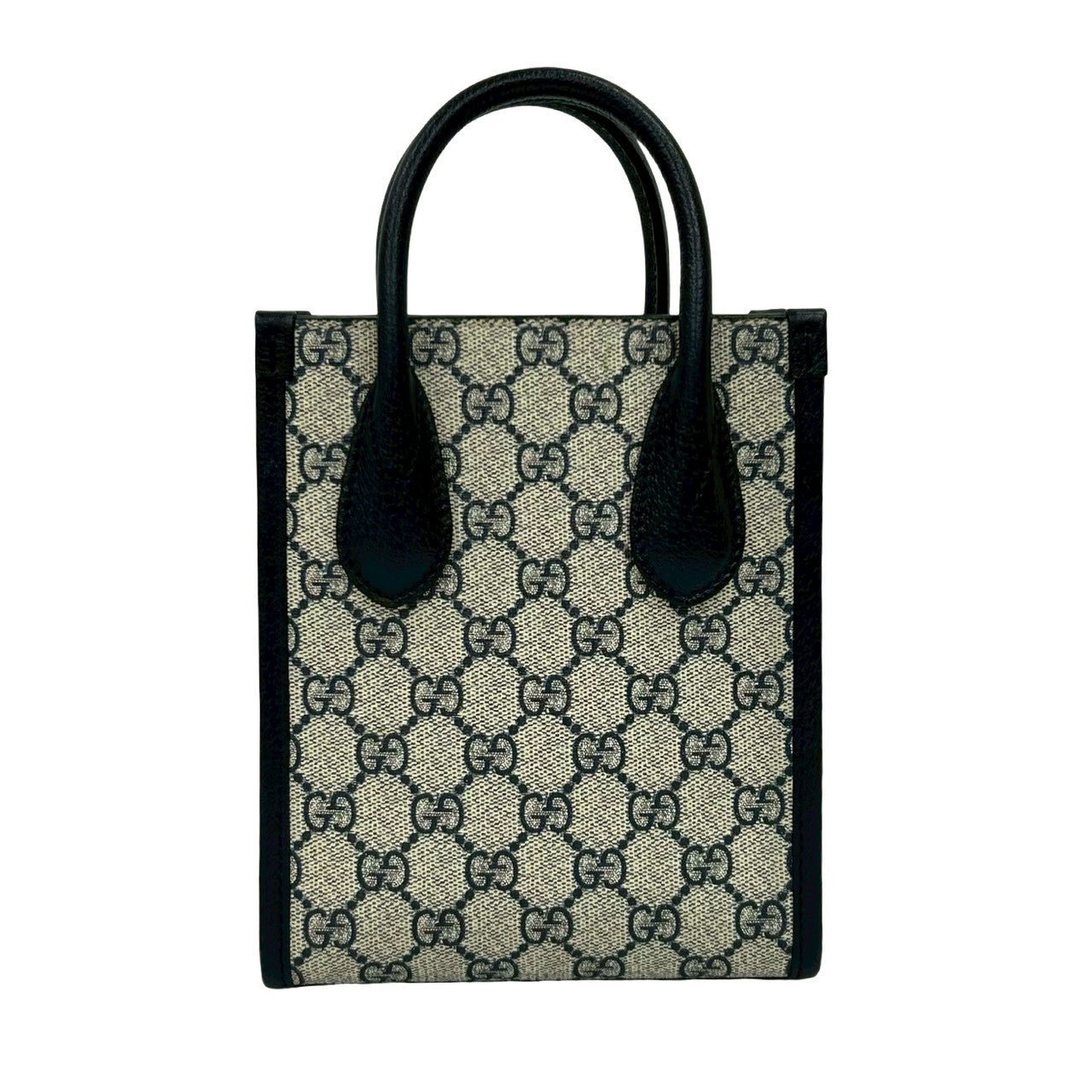 Gucci Interlocking G GG Supreme Leather 2way Bag
