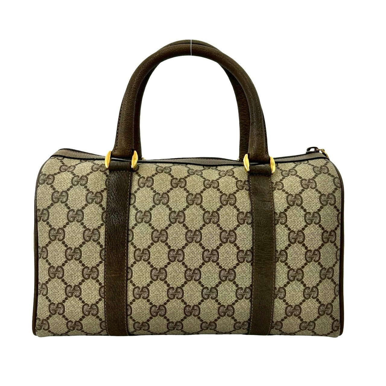 Gucci GG Logo PVC Leather Handbag