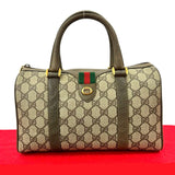 Gucci GG Logo PVC Leather Handbag
